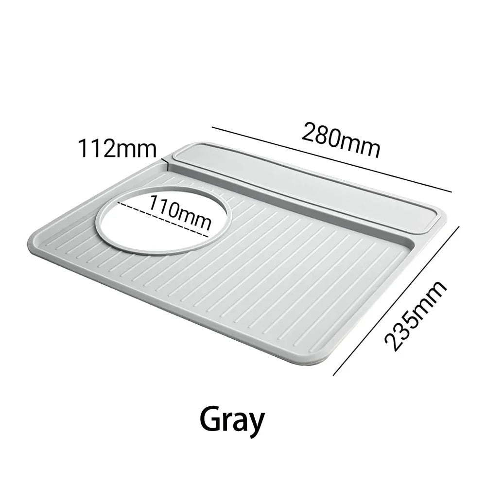 Silicone Coffee Mat for Breville 870/880 – Anti-Slip Espresso Tamper Top Cover, Food-Grade
