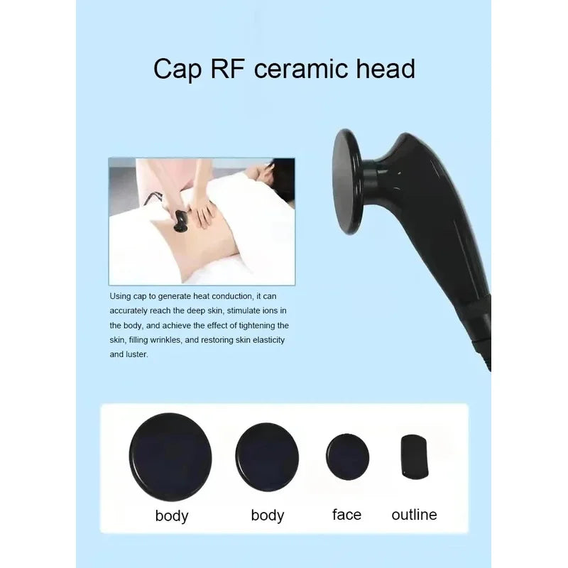 448kHz CET RET Tecar Therapy Machine — Portable RF Monopolar Probe for High-Frequency Diathermy & Weight Loss