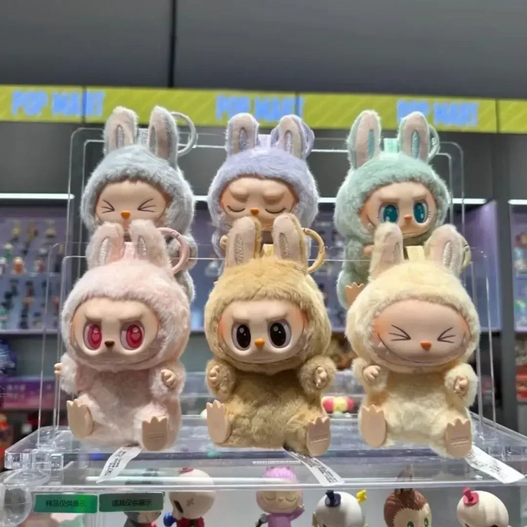 High-Quality Macaron 2 The Monsters Labubu Sitting Party Vinyl Plush Blind Box – Decorative Collectible Doll Gift
