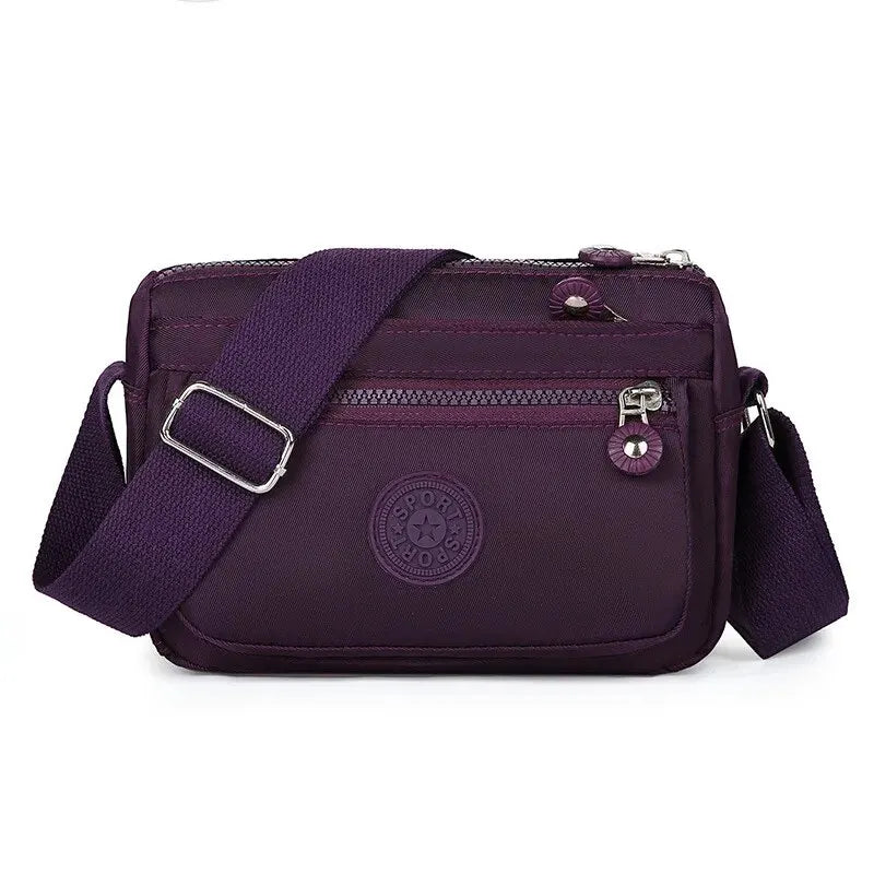 Women’s Nylon Oblique Crossbody Bag – Fashionable Shoulder & Mother Bag