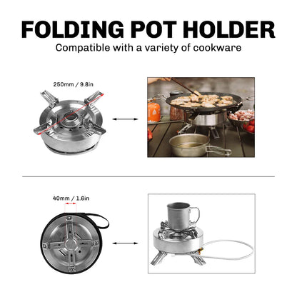 Fire Maple Saturn Split Gas Burner – Foldable Double-Preheater Outdoor Camping Stove 4400W–11000W High Power
