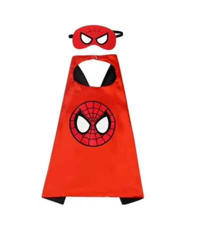 Superhero Capes for Boys & Girls – Cartoon Dress-Up Costume Cloak for Birthday, Halloween & Easter Party