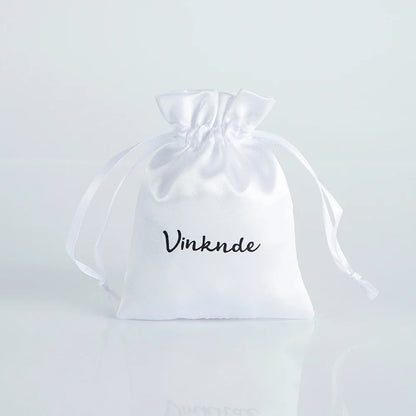 100PCS Silk Satin Jewelry Gift Bags – Drawstring Pouches for Necklace, Bracelet & Earrings, Wedding Party Favor & Christmas Gift Packaging, Custom Logo Ready