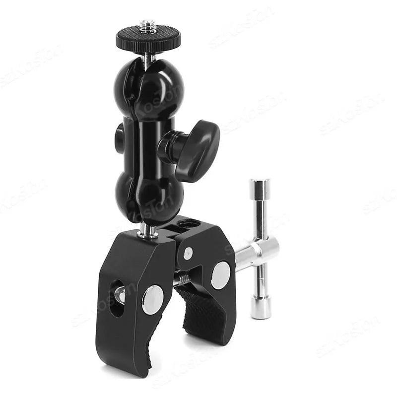 Selfie Stick Monopod Handlebar Mount – Compatible with Insta360 X4/X3/X2, GoPro 8-13 & DJI for Bicycle & Motorcycle