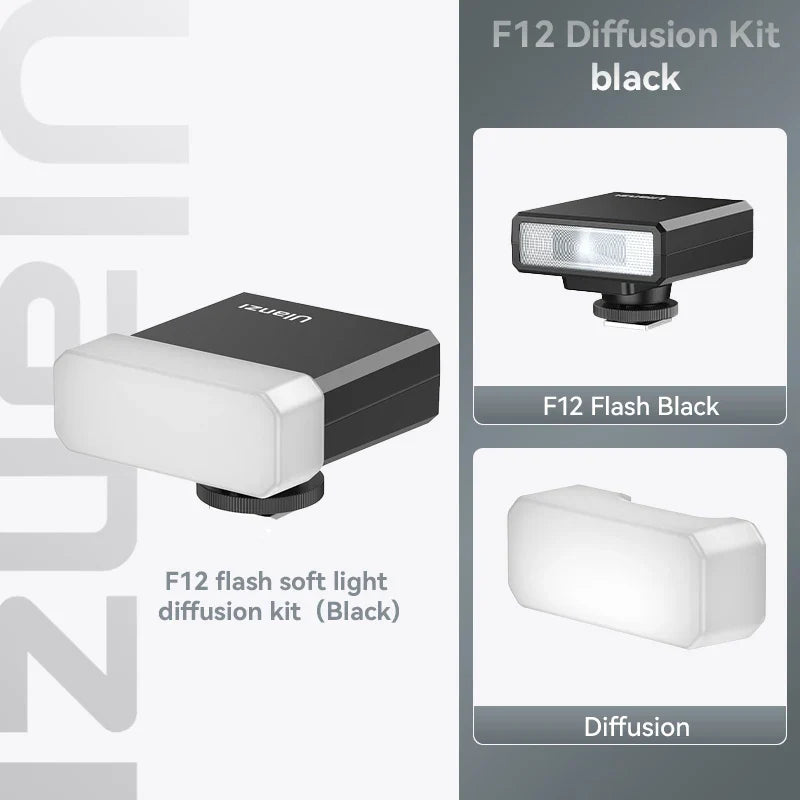Ulanzi F12 TTL Wireless Flash Trigger – Auto & Manual Continuous Shooting for Canon, Nikon, Fuji, Sony Cameras