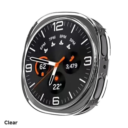 Samsung Galaxy Watch 8 Screen Protector Case – Full Coverage Tempered Glass & Scratch-Resistant Bumper Cover for 40mm/44mm Watch 8