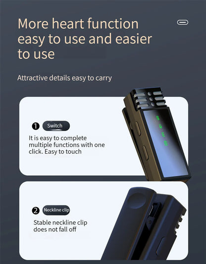 Xiaomi Wireless Lavalier Microphone – Portable Noise-Cancelling Mini Mic for Vlog, Interview, Live Streaming, Audio & Video Recording