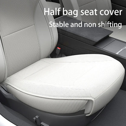 Tesla Model Y Juniper 2025-2026 Ventilated Leather Seat Cushion Cover – Breathable Comfort Interior Accessory