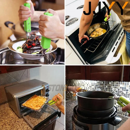 Universal Hot Dish Gripper Tongs — Plate, Bowl & Pan Clip Clamp (Fits Multiple Sizes)