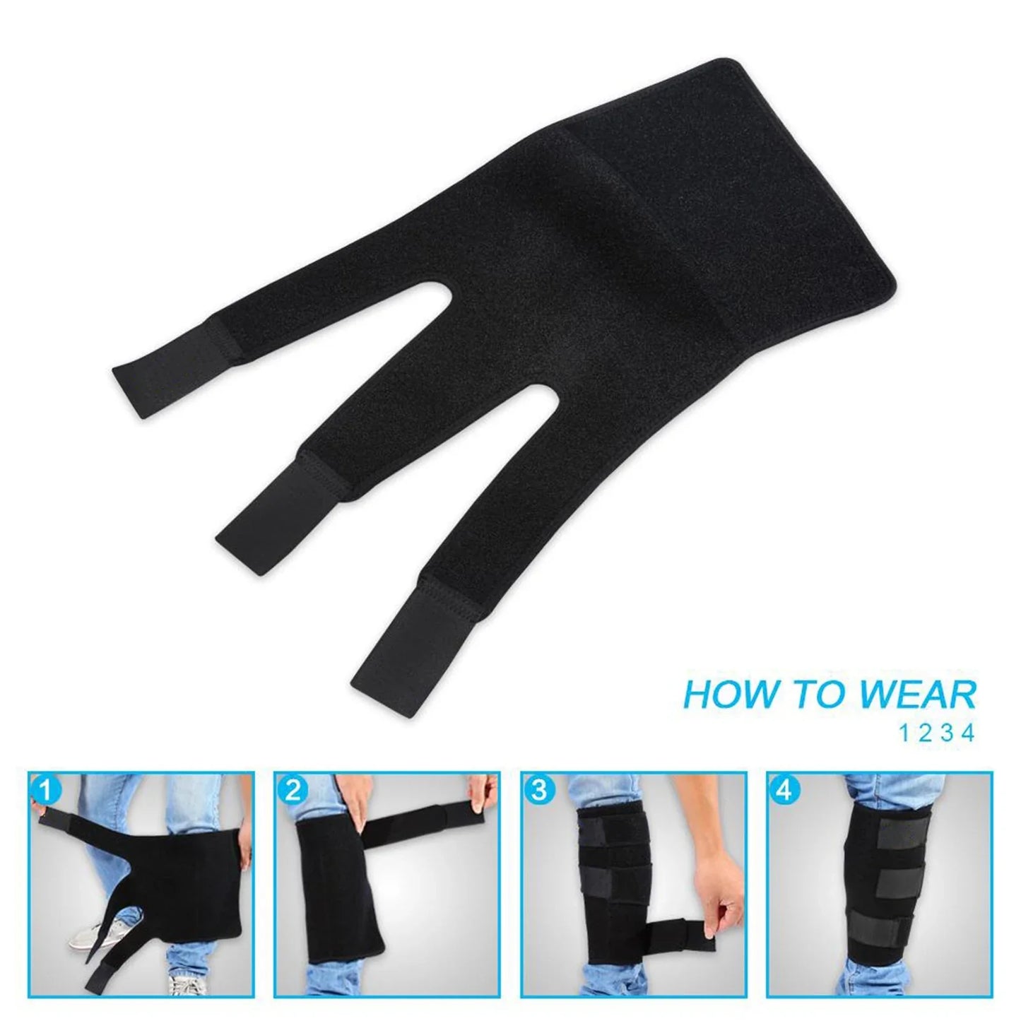 Adjustable Calf Compression Support Brace – Shin Splint Sleeve for Lower Leg Wrap & Muscle Recovery Support