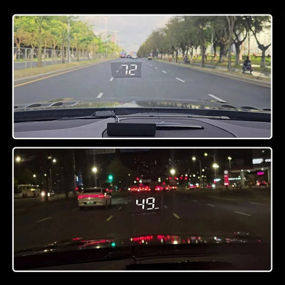 Xiaomi Car HUD Speedometer – Digital GPS Compass Head-Up Display Windshield Projector Multifunctional Accessory