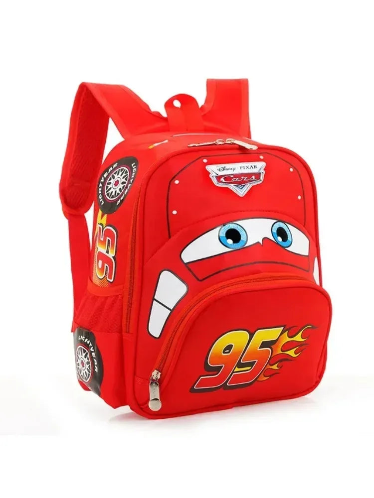 Hot Kindergarten Cartoon 3D Car Travel Backpack – Waterproof Boys Backpack for Kids 2-5 Years Old