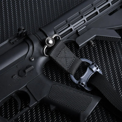 Tactical Adjustable MS4 Rifle Sling — QD Metal Swivel, 2-Point & Single-Point Quick Release for Multi-Mission Use