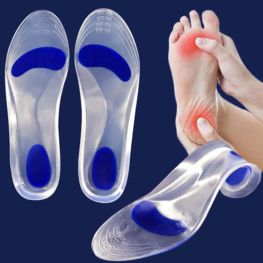 Orthopedic Arch Support Insoles - Shock Absorbing Shoe Inserts for Men & Women with Flat Foot Support