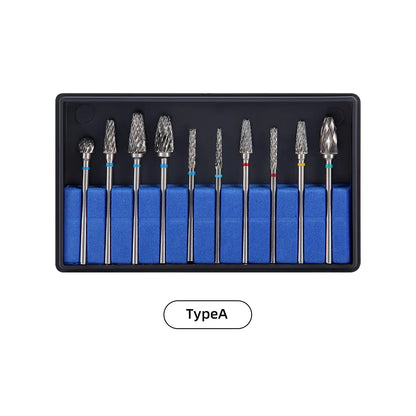 DENTAL Carbide Drills Kit - 2.35mm HP, Autoclavable at 135°C, for Universal Grinding, Removing & Polishing