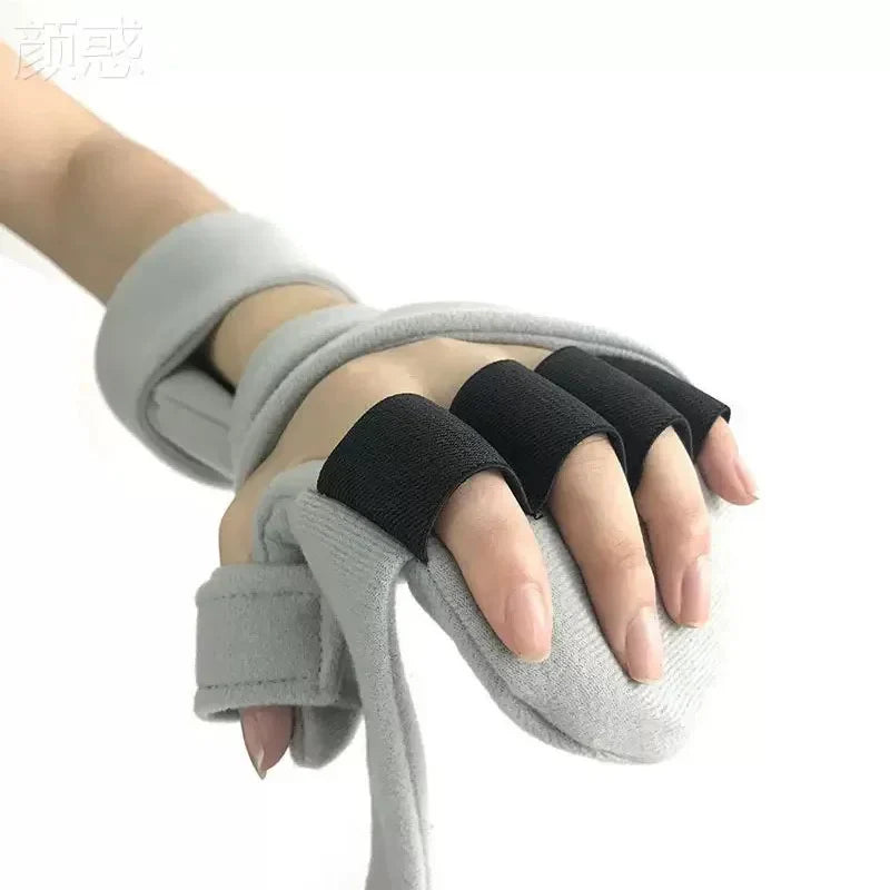 Adjustable Stroke Hand Brace — Finger and Wrist Support Splint for Night Use, Arthritis & Tendonitis Rehabilitation