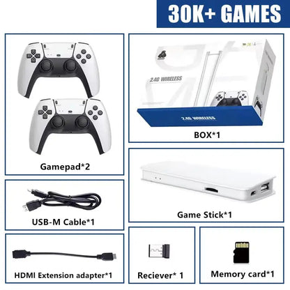 M15 4K HD Video Game Console – Wireless Handheld Retro Game Stick with Controller, 64GB, 20,000+ Games (2026 Hot Sale)