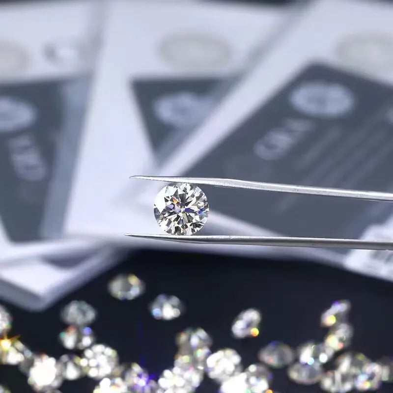 100% Real Moissanite Diamond Tester Pen — GRA Certified D VVS1 Belgium Cut Gemstones at Factory Price