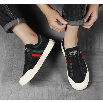 Luxury Men's Casual Sneakers – Fashionable Breathable Mesh Walking Loafers, Outdoor Flats Zapatos Para Hombres