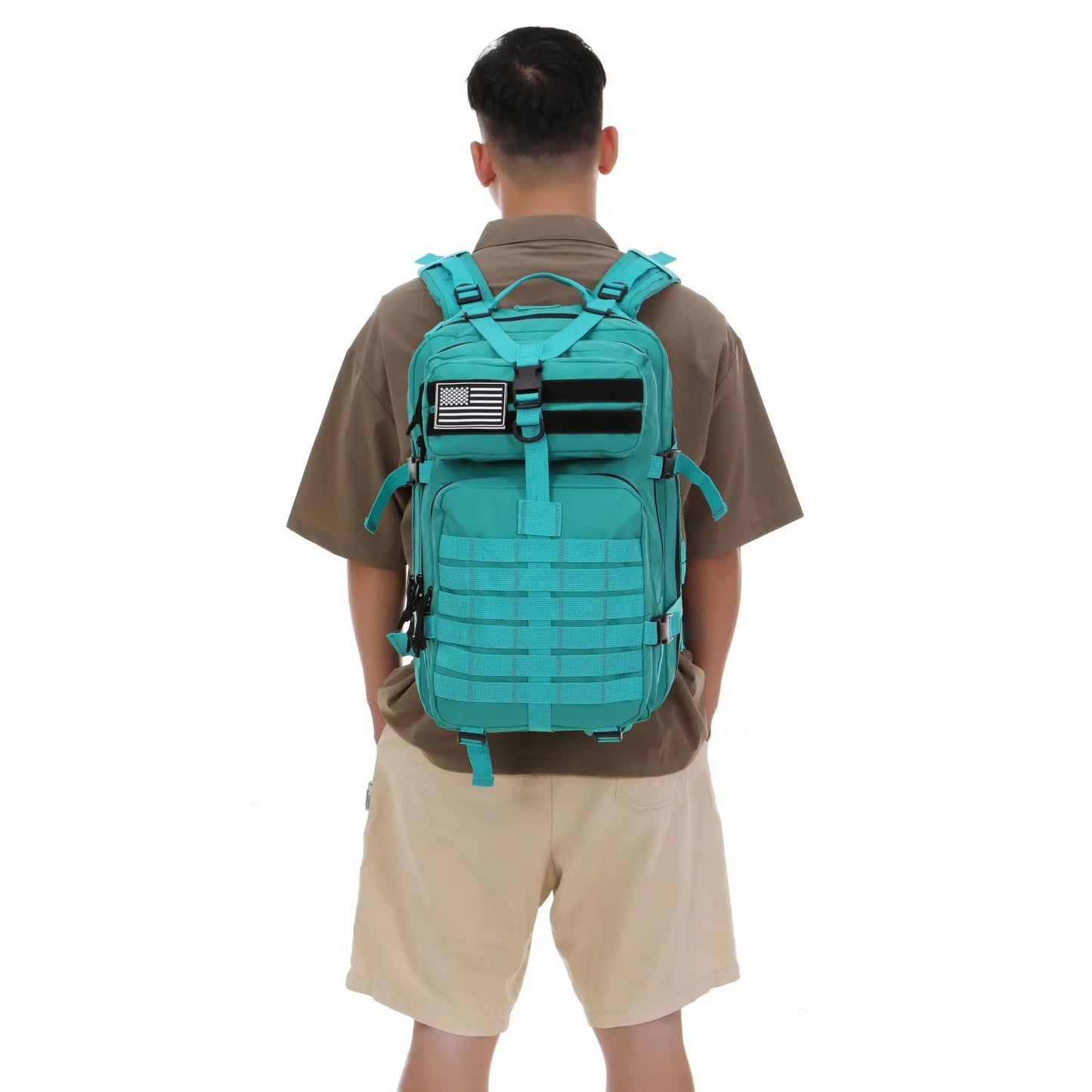 30L/50L Waterproof Nylon Backpack – 1000D Tactical Outdoor Bag for Camping, Hiking, Fishing & Hunting
