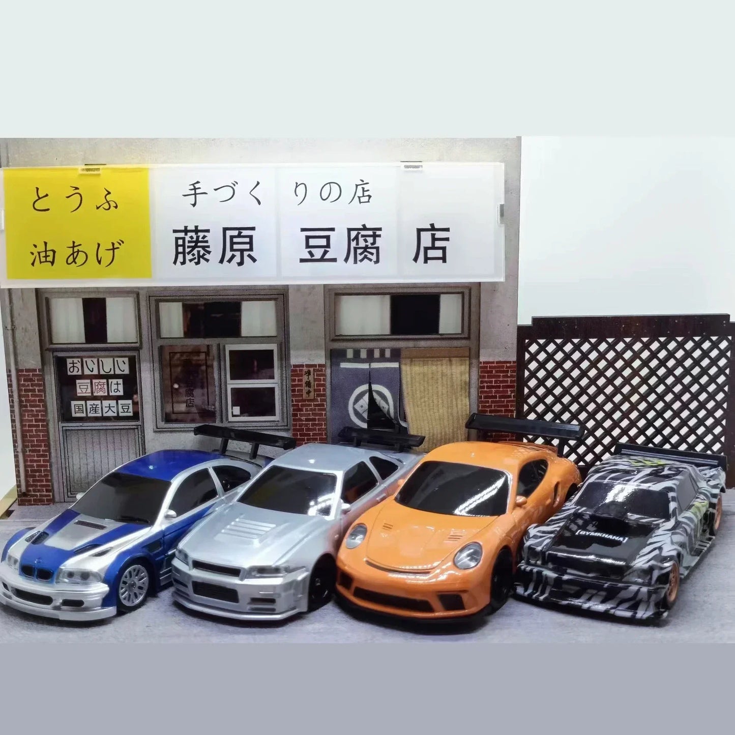 2.4G RC Drift Car 1/43 Scale - 4WD High Speed Remote Control Mini Racing Car, Four Wheel Drive Radio Controlled Toy for Boys