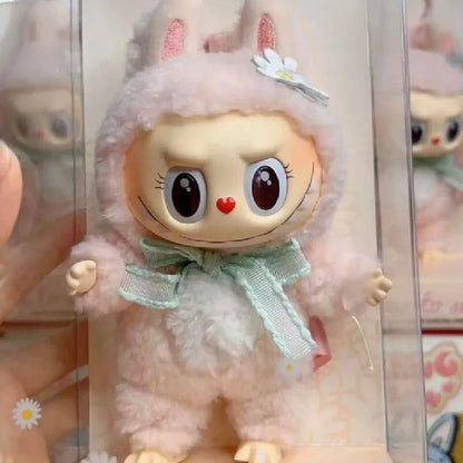 Labubu Sweetheart Doll Mokoko Plush Pendant — First Generation Vinyl Pulling Cloth Hanging Decoration