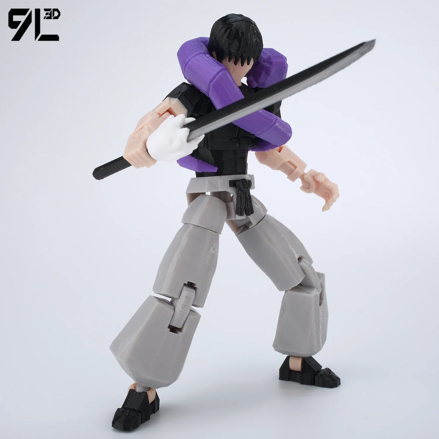 9L3D Printed Anime Action Figures — Jujutsu Kaisen Sukuna, Yuji, Yuta, Satoru Gojo Movable Mannequin Toys