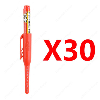 Carpenter Marker Pens — 45mm Long Nib Head, Hole Marker for Woodworking, 100-1PCS White/Black/Blue/Red Hand Tools