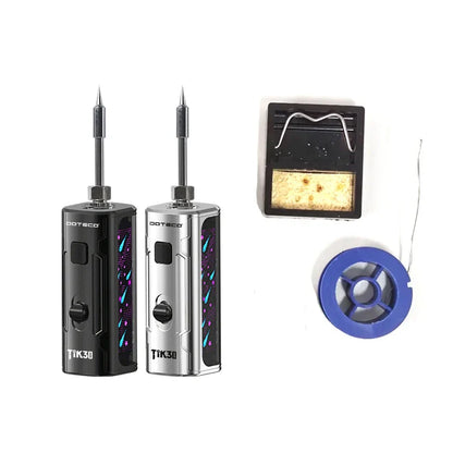 DOTECO Tik30 Portable Electric Soldering Iron – 400mAh Welding Tool with Variable Voltage