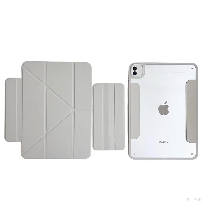 Magnetic Removable Case for iPad Air & Pro (11", 12.9", 9.7", 10.2") – Compatible with iPad 6th-10th Gen