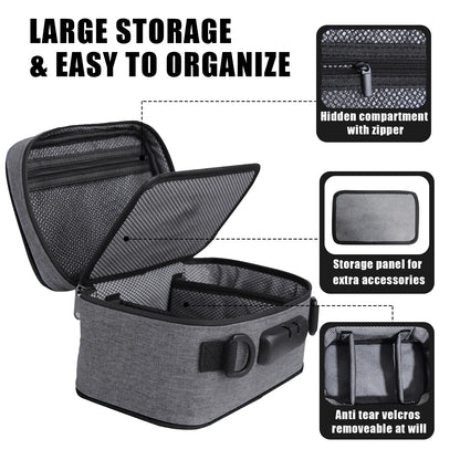 Unisex Smell-Proof Pouch with Combination Lock – Secure Stash Bag for Storage & Travel Gifts