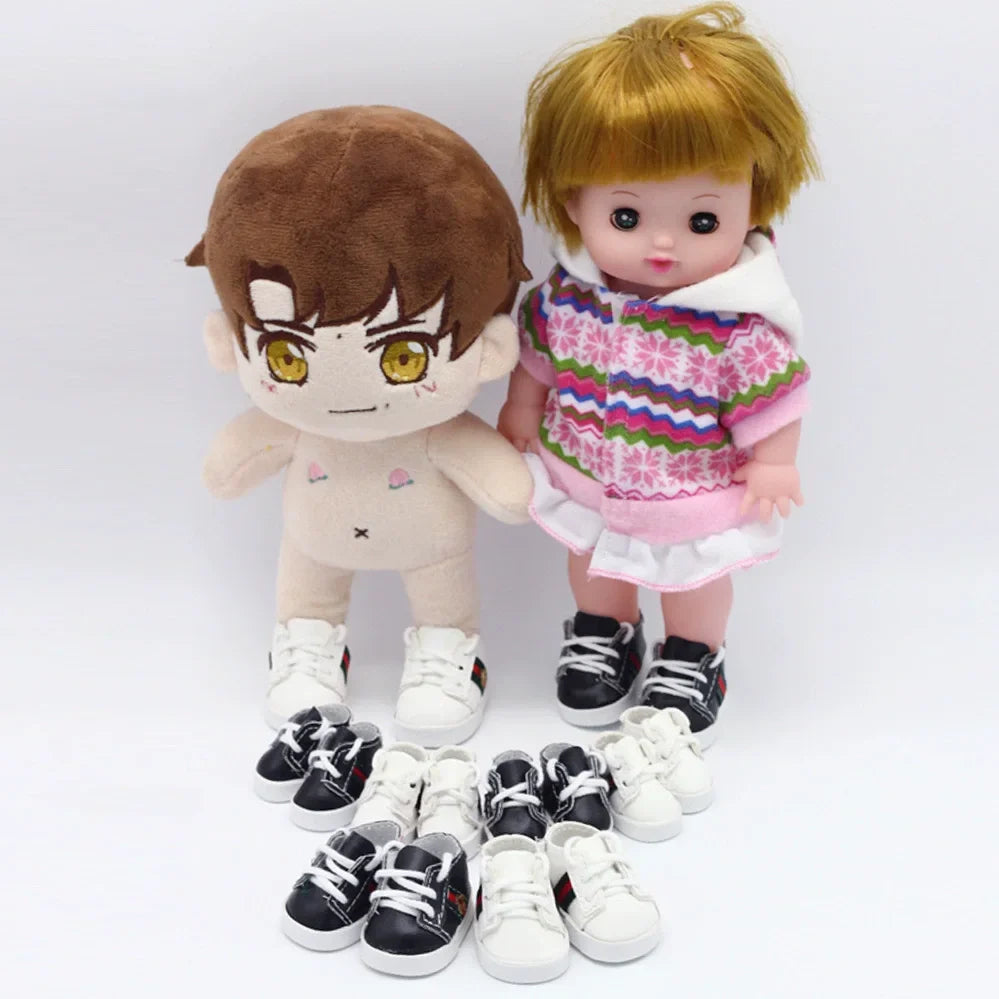 Only Shoes for 17cm Labubu Doll – Cute Kawaii V1 V2 Casual Sports Shoes, Outfit Accessories Gift
