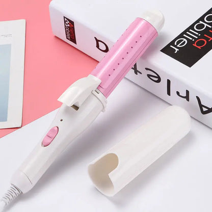 Professional Electric Hair Curler – 9-38mm Temperature Adjustable Curling Iron Wand with LCD Display