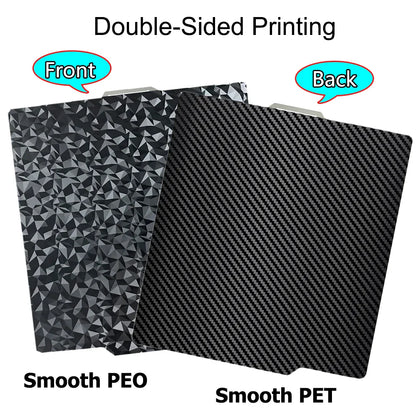 Smooth PEI Build Plate for Bambu Lab X1C, P1P, P1S & A1 – PEO/PET Heatbed Platform for 3D Printer Printing Surface