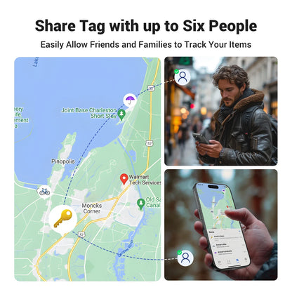 UGREEN SmartTrack Link — Security Smart Tag Bluetooth GPS Tracker for Apple Find My, Earbuds, Luggage MFi Finder iOS