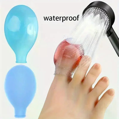 2Pcs Silicone Toe Sleeves - Soft Toe Protectors for Friction Relief, Nail Care and Wound Protection