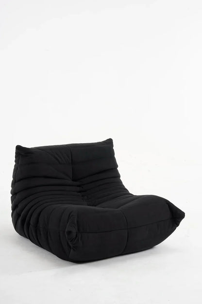 Caterpillar Togo Single Sofa – Tatami-Style Leisure Chair for Living Room or Bedroom, Reading & Relaxing Seat