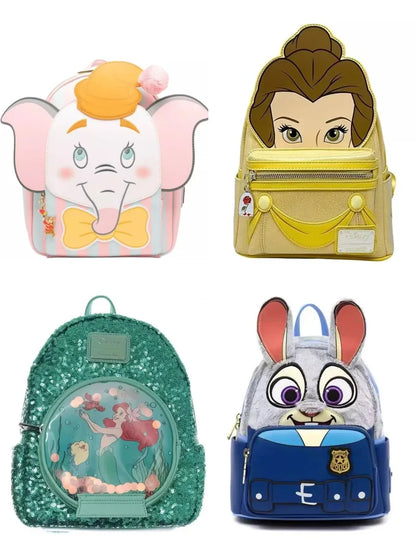 Pink Faux Leather Mini Backpack - Lightweight Women's Casual Travel & Outdoor Small Daypack