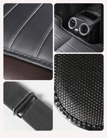 Foldable Car Travel Bed for Rear Seat – Wear-Resistant PU Sleeping Pad Mattress for SUV & Sedan Trips