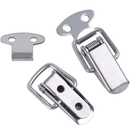 1/10PCS Mini Toggle Latches - Spring Loaded Clamp Clip, Box Latch Catch, Tension Lock Lever Clasp & Crate Snap Lock Closures