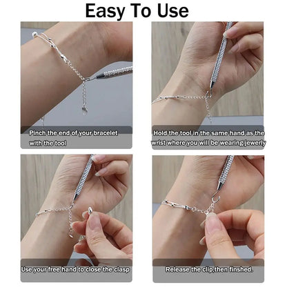 Bracelet Tool Jewelry Helper Plier Clip: Essential Equipment for DIY Necklace and Watch Clasp Making - Manufacturing Kit