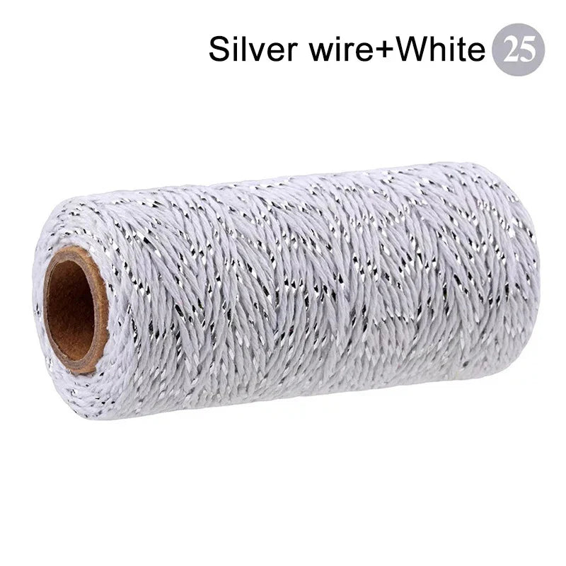 2mm 100M Macrame Cotton Cord – Twine Thread for DIY Crafts, Wall Hangings, Bohemian Wedding & Home Decor