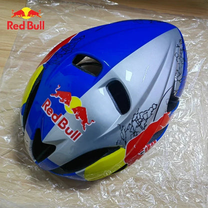 Red Bull Bicycle Helmet — Breathable Sports Helmet for Cycling, Scootering & Skating