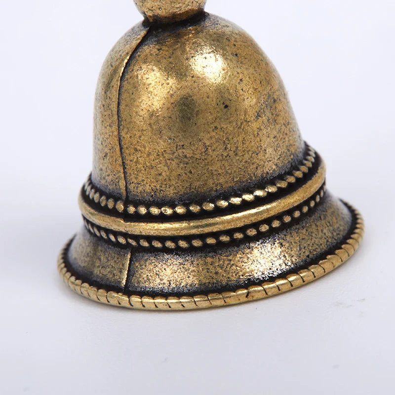 Brass Handicraft Tibetan Wind Bell – Creative Die-Casting Drop Design in Bronze