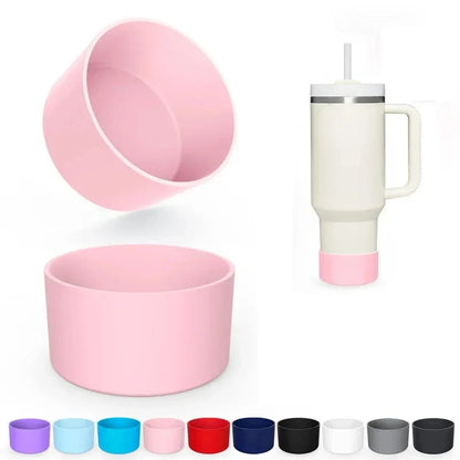 7.5cm Silicone Boot Bottom Sleeve Cover for Stanley 40oz Tumbler, Quencher Adventure, and Ice Flow Flip 30oz/20oz Water Bottle