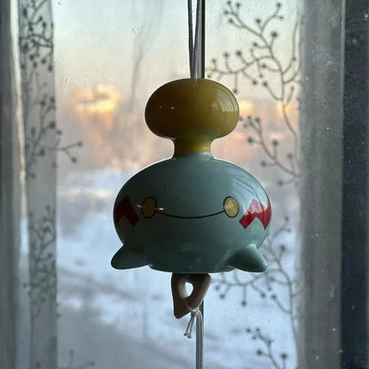 Anime Pokémon Chimecho Figure – Ceramic Wind Bell Pendant, Cute Home & Bedroom Decoration, Children’s Christmas & Birthday Gift
