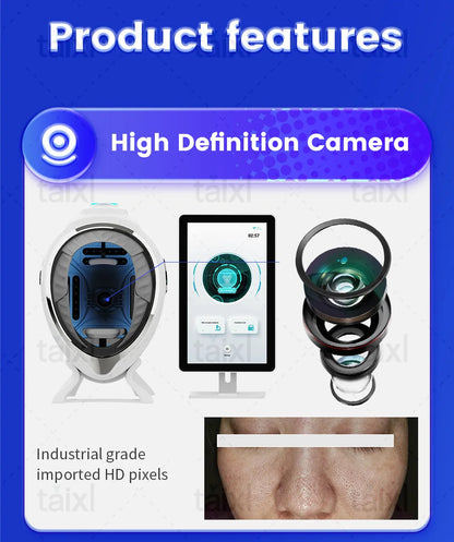 3D AI Facial Skin Analyzer — Professional 8-Spectrum Device for Skin Analysis and Problem Detection