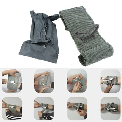 4/6 Inch Israeli Emergency Bandage — Traumatic Hemostatic Compression Dressing for First Aid, Tactical & IFAK Use