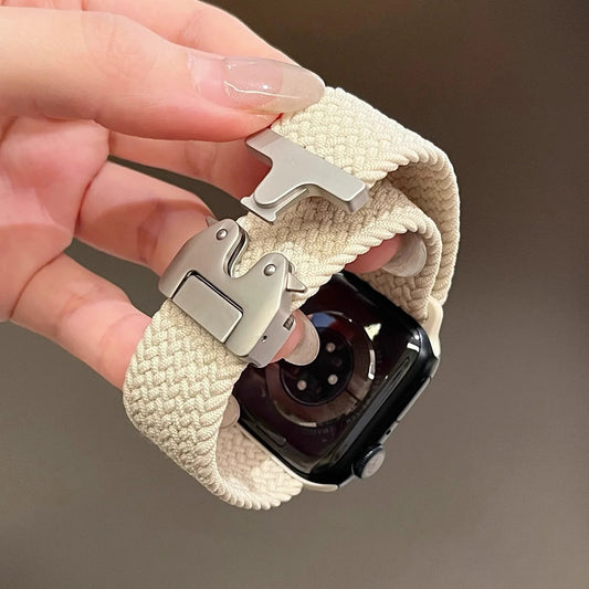 Parachute Braided Strap for Apple Watch – Compatible with 46mm, 45mm, 44mm, 41mm, Series 10/9/8, SE, Ultra 2, 49mm