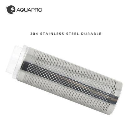 2PCS Inflow Inlet Filter – Stainless Steel Mesh Net Guard for Fish Tank & Aquarium Intake Prefilter Cover
